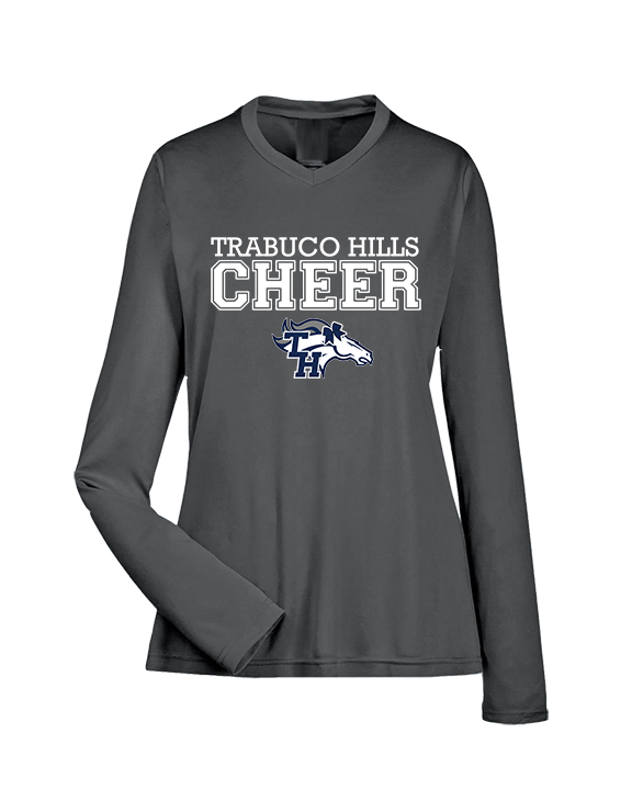 Trabuco Hills HS Cheer Logo - Womens Performance Longsleeve
