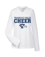 Trabuco Hills HS Cheer Logo - Womens Performance Longsleeve