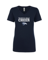 Trabuco Hills HS Cheer Logo - Womens Vneck