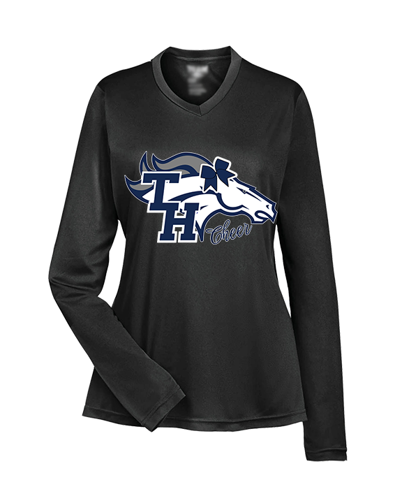 Trabuco Hills HS Cheer Main Logo - Womens Performance Longsleeve