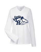 Trabuco Hills HS Cheer Main Logo - Womens Performance Longsleeve
