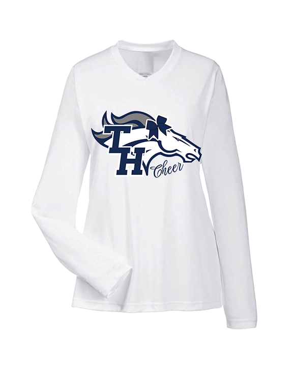 Trabuco Hills HS Cheer Main Logo - Womens Performance Longsleeve