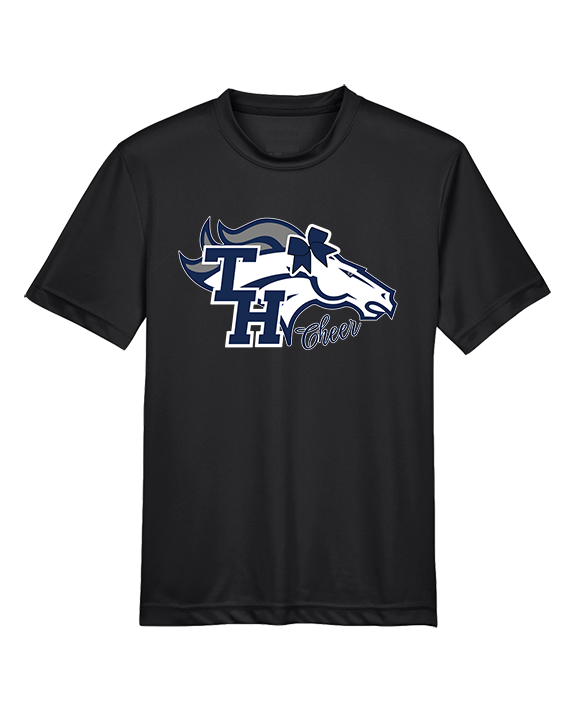 Trabuco Hills HS Cheer Main Logo - Youth Performance Shirt
