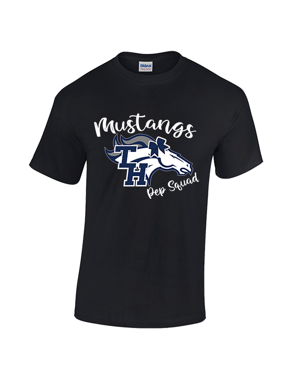 Trabuco Hills HS Cheer Pep Squad Logo - Cotton T-Shirt