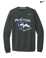 Trabuco Hills HS Cheer Pep Squad Logo - Mens Nike Crewneck