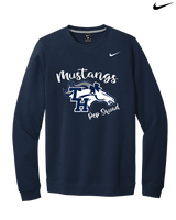 Trabuco Hills HS Cheer Pep Squad Logo - Mens Nike Crewneck