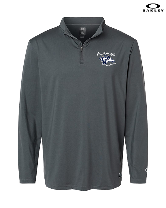 Trabuco Hills HS Cheer Pep Squad Logo - Mens Oakley Quarter Zip
