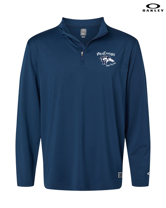 Trabuco Hills HS Cheer Pep Squad Logo - Mens Oakley Quarter Zip