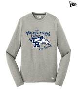 Trabuco Hills HS Cheer Pep Squad Logo - New Era Performance Long Sleeve