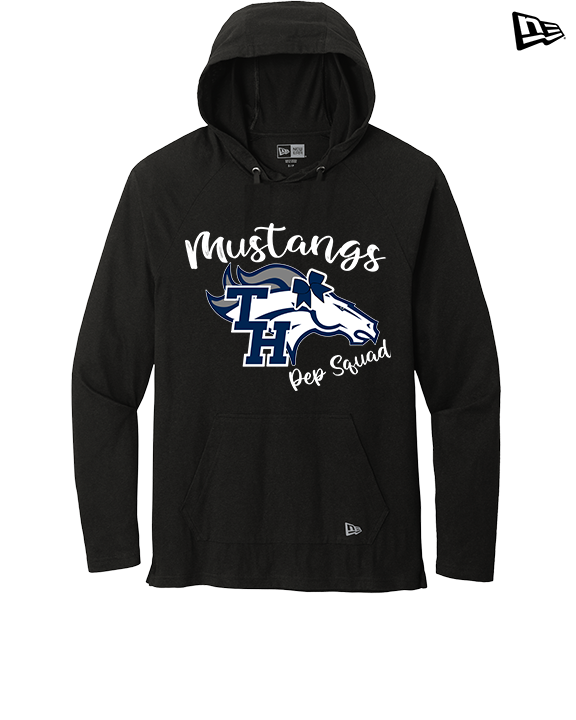 Trabuco Hills HS Cheer Pep Squad Logo - New Era Tri-Blend Hoodie