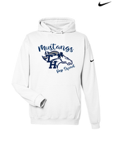 Trabuco Hills HS Cheer Pep Squad Logo - Nike Club Fleece Hoodie