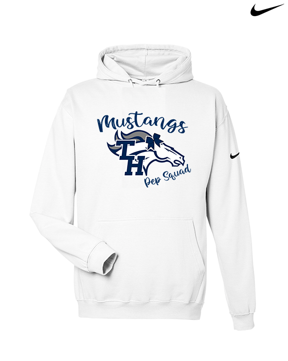 Trabuco Hills HS Cheer Pep Squad Logo - Nike Club Fleece Hoodie