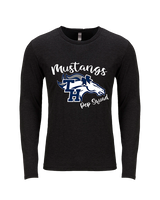Trabuco Hills HS Cheer Pep Squad Logo - Tri-Blend Long Sleeve