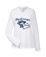 Trabuco Hills HS Cheer Pep Squad Logo - Womens Performance Longsleeve