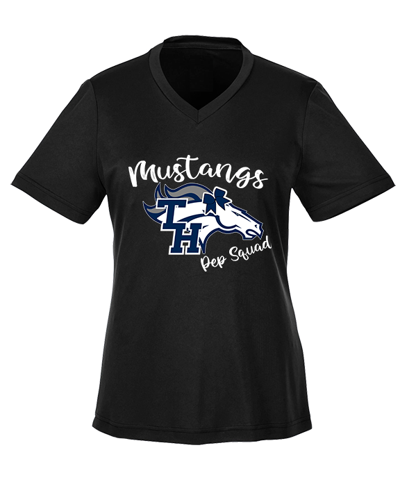 Trabuco Hills HS Cheer Pep Squad Logo - Womens Performance Shirt