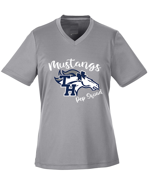 Trabuco Hills HS Cheer Pep Squad Logo - Womens Performance Shirt