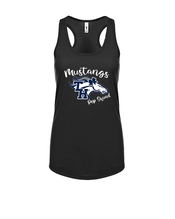 Trabuco Hills HS Cheer Pep Squad Logo - Womens Tank Top