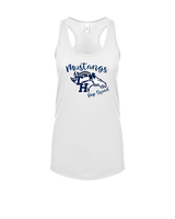 Trabuco Hills HS Cheer Pep Squad Logo - Womens Tank Top