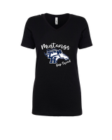 Trabuco Hills HS Cheer Pep Squad Logo - Womens Vneck