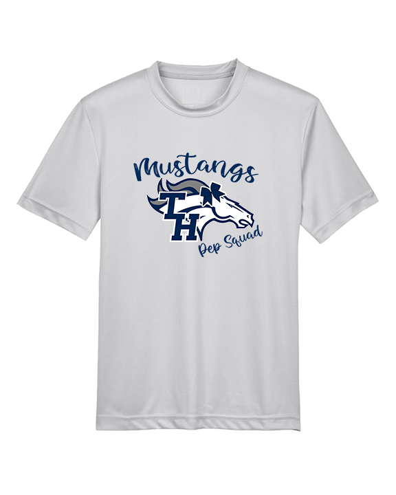 Trabuco Hills HS Cheer Pep Squad Logo - Youth Performance Shirt
