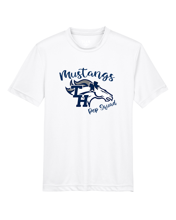 Trabuco Hills HS Cheer Pep Squad Logo - Youth Performance Shirt