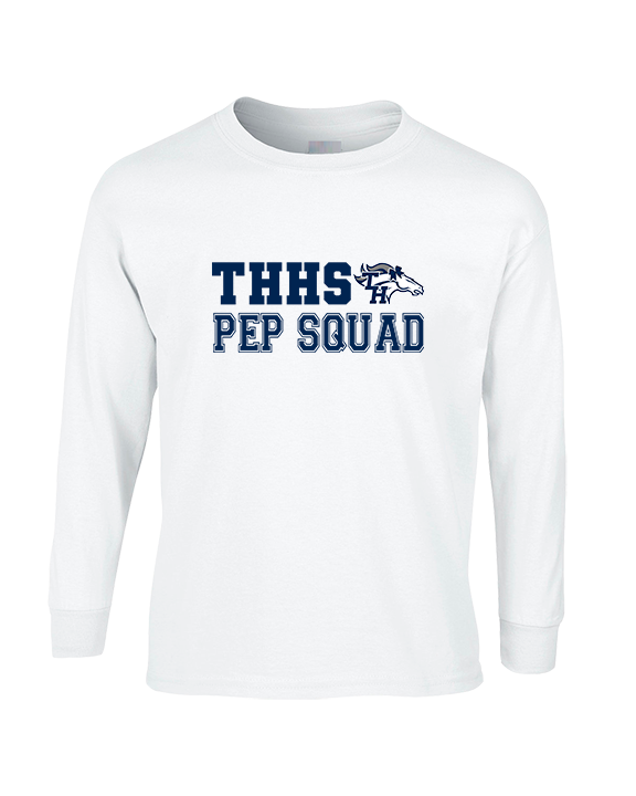 Trabuco Hills HS Cheer Pep Squad Logo 2 - Cotton Longsleeve