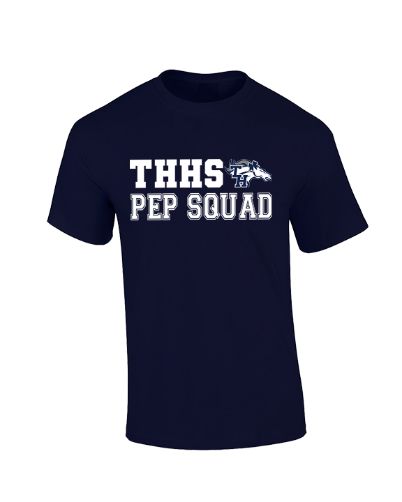 Trabuco Hills HS Cheer Pep Squad Logo 2 - Cotton T-Shirt