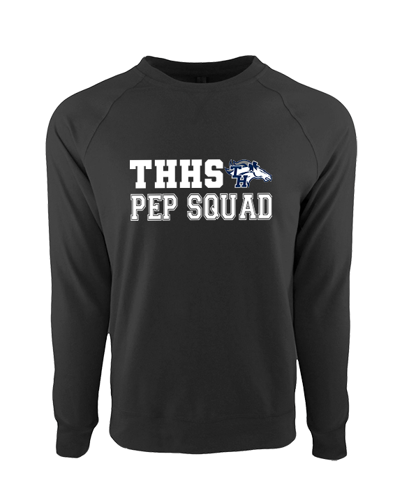 Trabuco Hills HS Cheer Pep Squad Logo 2 - Crewneck Sweatshirt