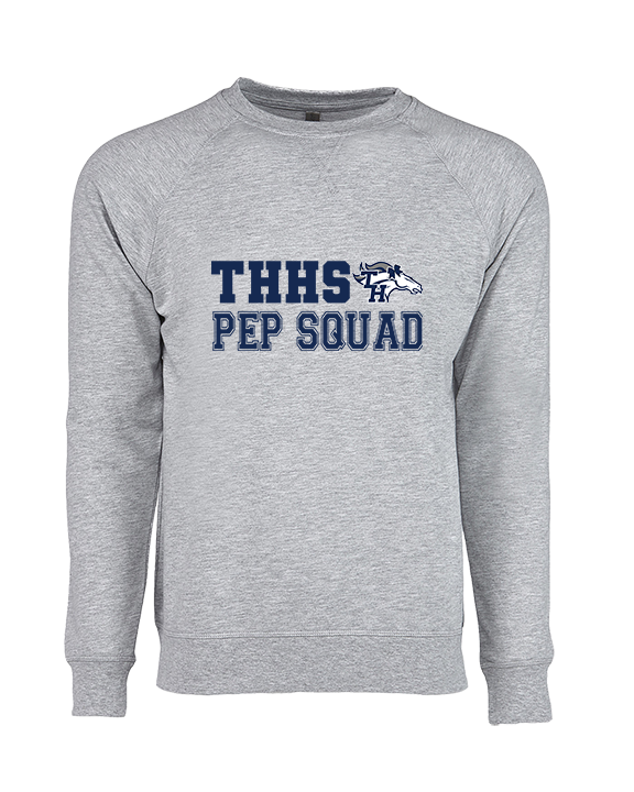 Trabuco Hills HS Cheer Pep Squad Logo 2 - Crewneck Sweatshirt
