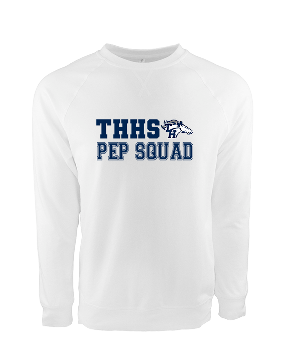 Trabuco Hills HS Cheer Pep Squad Logo 2 - Crewneck Sweatshirt