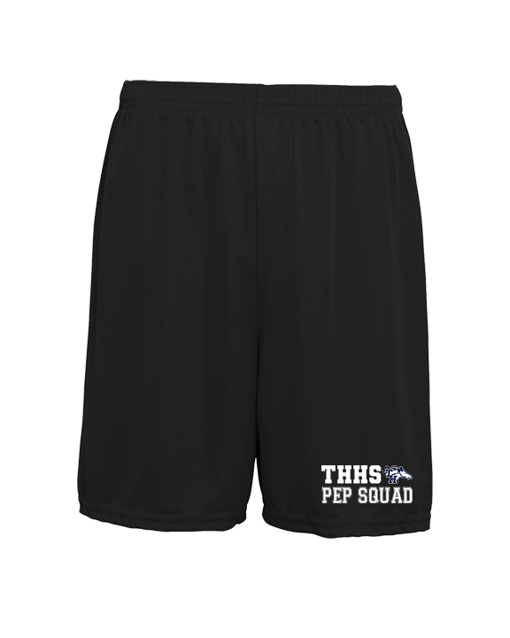 Trabuco Hills HS Cheer Pep Squad Logo 2 - Mens 7inch Training Shorts