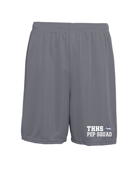 Trabuco Hills HS Cheer Pep Squad Logo 2 - Mens 7inch Training Shorts