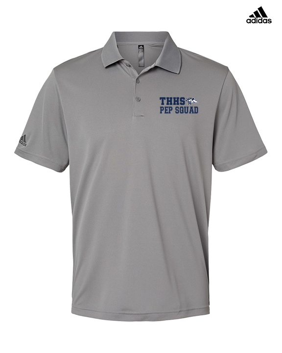 Trabuco Hills HS Cheer Pep Squad Logo 2 - Mens Adidas Polo