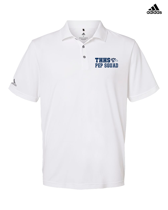 Trabuco Hills HS Cheer Pep Squad Logo 2 - Mens Adidas Polo