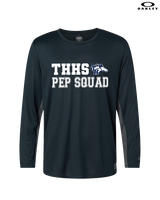 Trabuco Hills HS Cheer Pep Squad Logo 2 - Mens Oakley Longsleeve