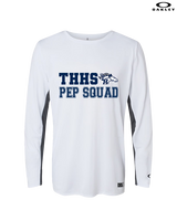 Trabuco Hills HS Cheer Pep Squad Logo 2 - Mens Oakley Longsleeve