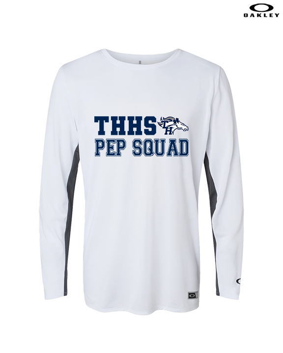 Trabuco Hills HS Cheer Pep Squad Logo 2 - Mens Oakley Longsleeve