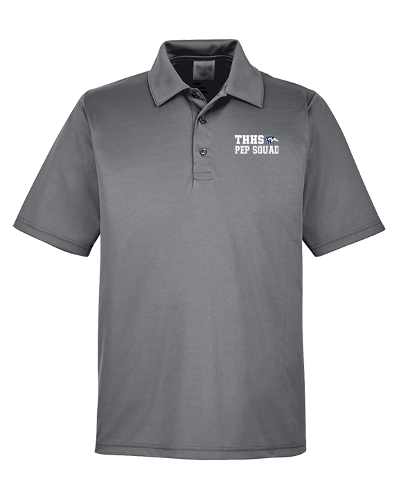 Trabuco Hills HS Cheer Pep Squad Logo 2 - Mens Polo
