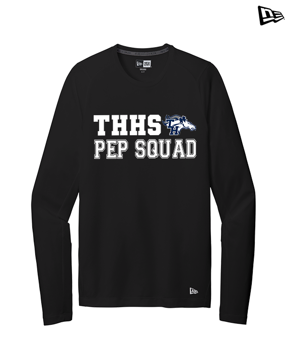 Trabuco Hills HS Cheer Pep Squad Logo 2 - New Era Performance Long Sleeve
