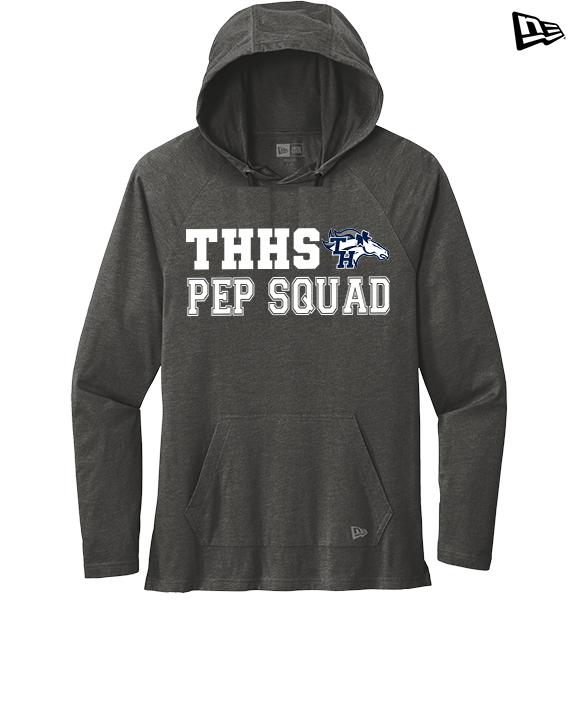 Trabuco Hills HS Cheer Pep Squad Logo 2 - New Era Tri-Blend Hoodie