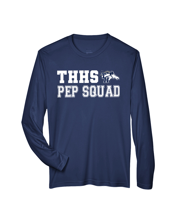 Trabuco Hills HS Cheer Pep Squad Logo 2 - Performance Longsleeve