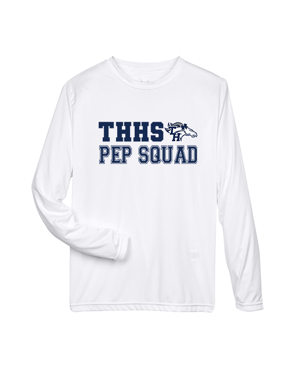 Trabuco Hills HS Cheer Pep Squad Logo 2 - Performance Longsleeve