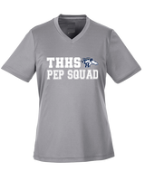 Trabuco Hills HS Cheer Pep Squad Logo 2 - Womens Performance Shirt