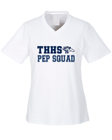 Trabuco Hills HS Cheer Pep Squad Logo 2 - Womens Performance Shirt