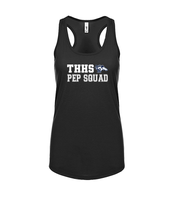 Trabuco Hills HS Cheer Pep Squad Logo 2 - Womens Tank Top