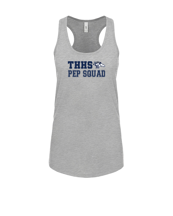 Trabuco Hills HS Cheer Pep Squad Logo 2 - Womens Tank Top