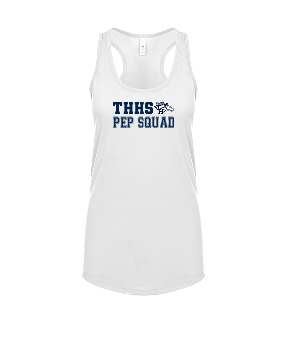 Trabuco Hills HS Cheer Pep Squad Logo 2 - Womens Tank Top