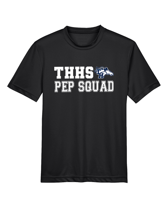 Trabuco Hills HS Cheer Pep Squad Logo 2 - Youth Performance Shirt