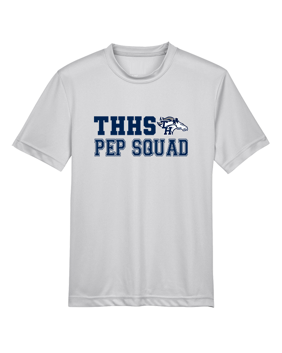 Trabuco Hills HS Cheer Pep Squad Logo 2 - Youth Performance Shirt