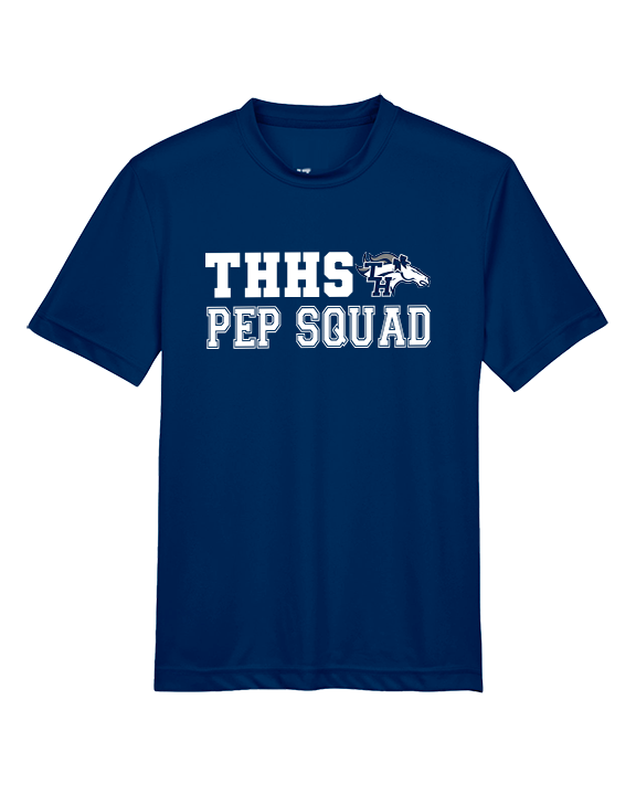 Trabuco Hills HS Cheer Pep Squad Logo 2 - Youth Performance Shirt